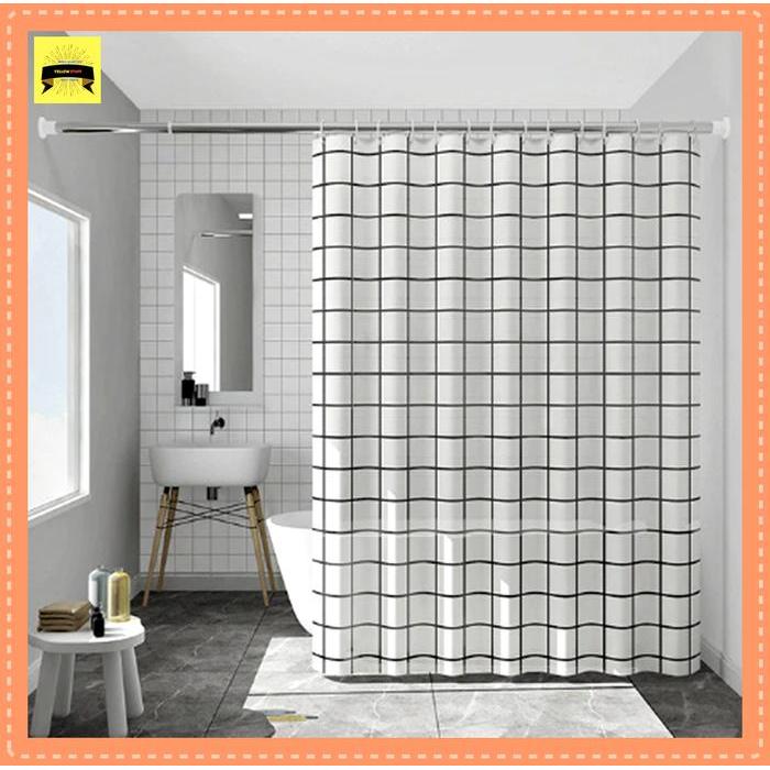 IFY (IMPORT) TIRAI KAMAR MANDI ANTI AIR GORDEN HORDENG PINTU KAMAR MANDI 180CM TERMURAH TERLARIS