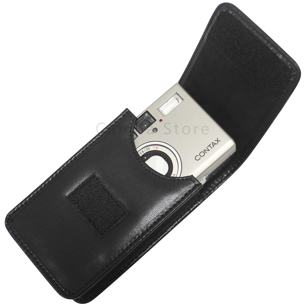Full Body Precise Fit Genuine leather cowhide Digital Camera case Bag box Cover for CONTAX T2 T3 TVS