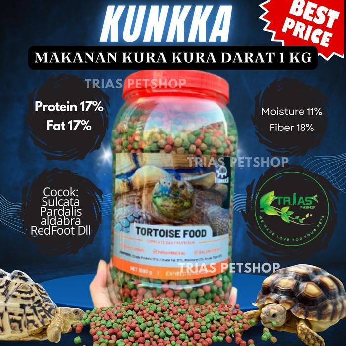 KUNKKA MAKANAN KURA KURA/TORTOISE FOOD/MAKANAN SULCATA/MAKANAN ALDABRA/MAKANAN KURA KURA MURAH/TORTO