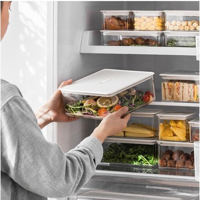 New RAK KULKAS KOTAK MAKANAN BOX CONTAINER BOX KULKAS KEDAP UDARA