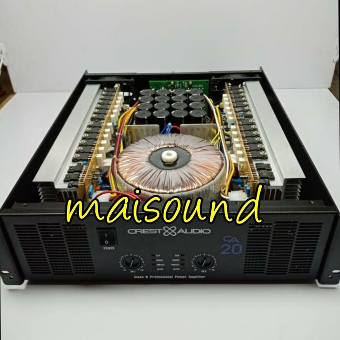 POWER AMPLIFIER CREST AUDIO CA20 POWER AMPLI CRESTAUDIO CA 20 POWER
