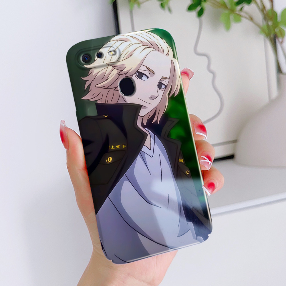 Hard case Akrilik Feilin Kompatibel Untuk OPPO F9 F11 Reno 5 Reno8 5G aesthetics ponsel casing  Toky