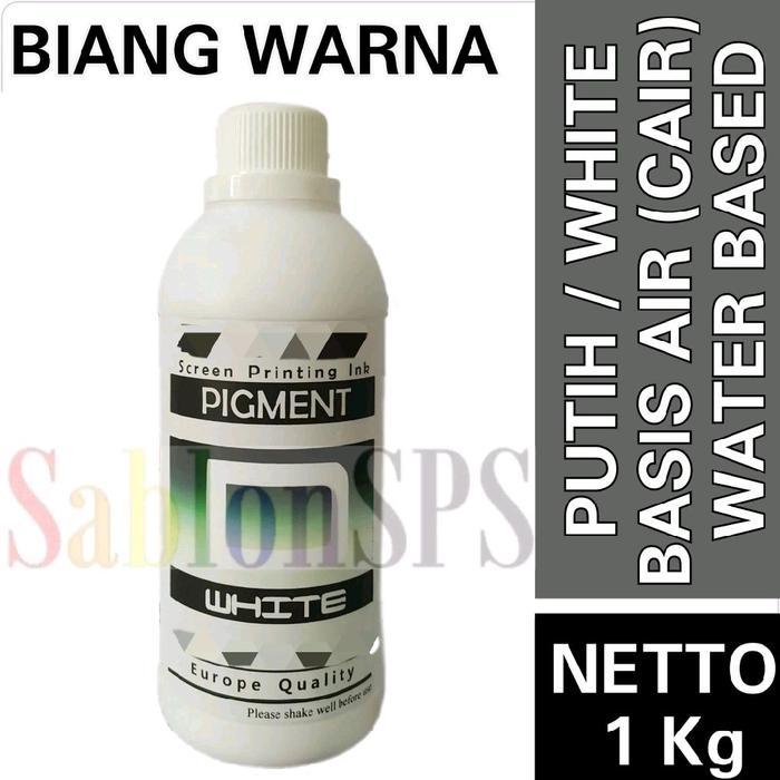 Biang Warna Cat Sablon Warna Putih 1Kg