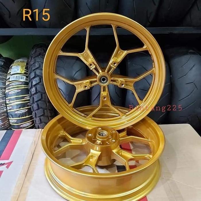 velg R15 V3 double disk Velg lebar R15 V3 Triple disk lebar gold candy