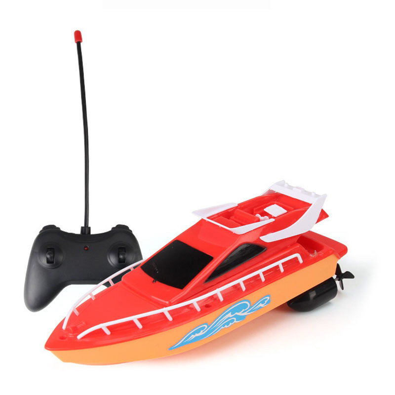 Mini Rc Boat High Speed Remote Control Speedboat Super Electric Waterproof Outdoor Water Play Toy