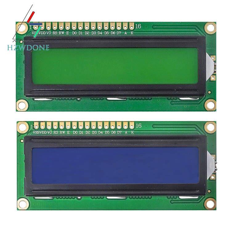 Hd44780 1602 Lcd Display Module Dc 5V 16X2 Character Lcm Blue/Green Screen Blacklight