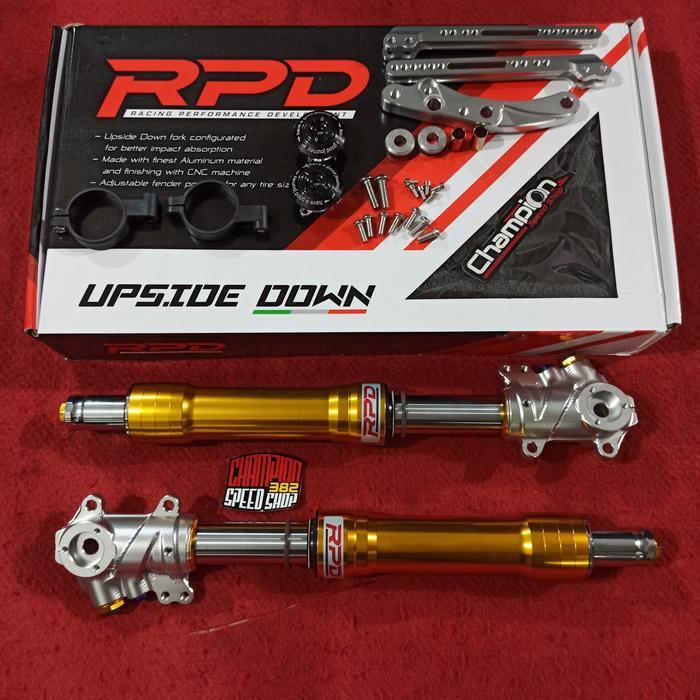 Ready Upside Down Shockbreaker Shock Depan Rpd Gold Nmax Old 2015-2019