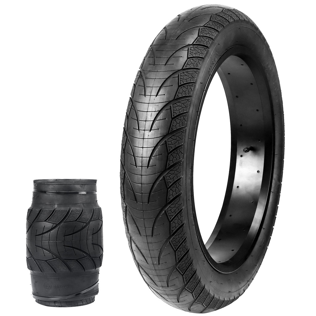 ZUKKA E Bike Fat Tire 20x 4.0 Fat Bike Tire Heavy Duty High-Performance E-Bike Mountain Snow Bike