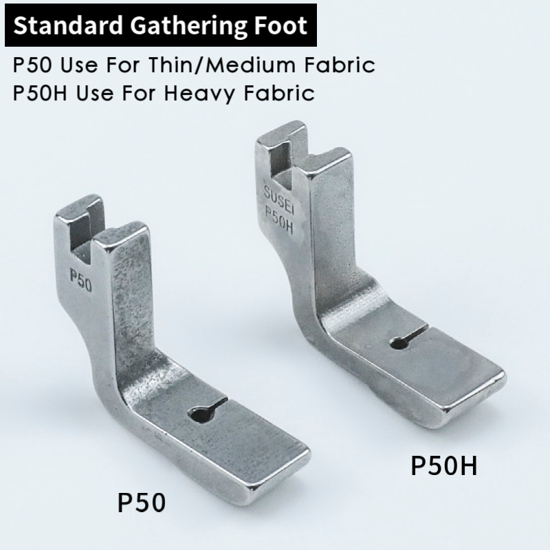 P50 P50H P5 P5W Gathering Presser Foot (Pleating/Shirring) For Industrial Lockstitch Sewing Machine 