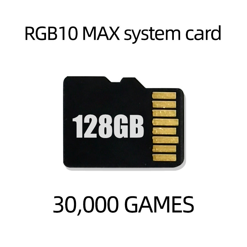 For Powkiddy RGB10 MAX And RGB10 MAX2 System Card Pre-loaded With 30,000 Games