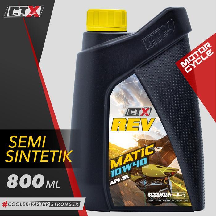 [Voucher] CTX Rev Matic 10w40 - oli semi sintetik motor matic