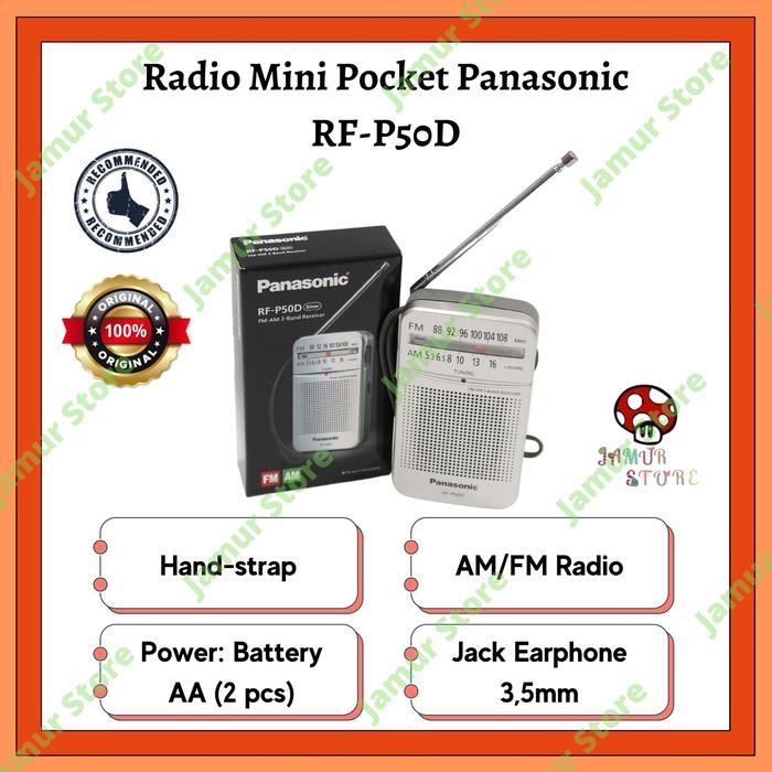 PANASONIC RADIO MINI POCKET RF-P50D AM/FM ORIGINAL 100%