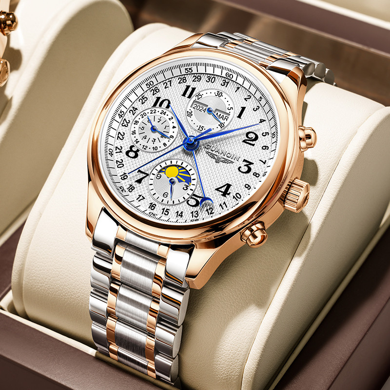 GUANQIN Men's Watches Automatic Mechanical Watches Swiss Quality Business Fashionable