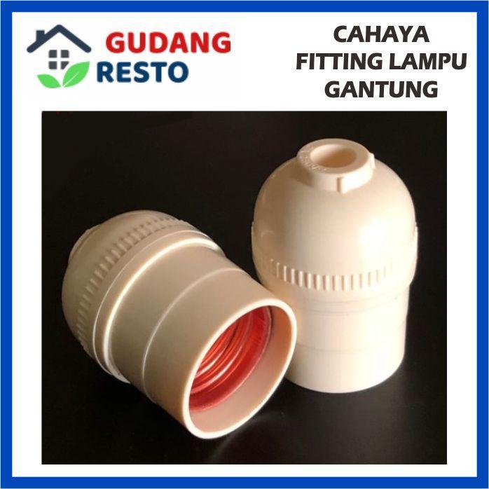 FITTING LAMPU GANTUNG CAFE E27 CAHAYA SC 401 / SC 411 PUTIH / HITAM SC401 / SC411 MURAH BAGUS