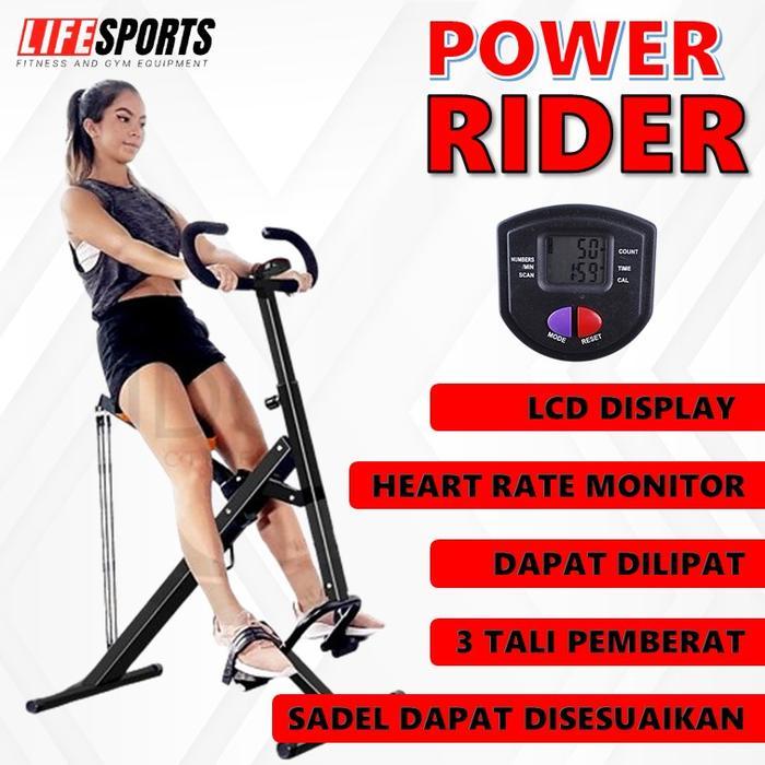 Lifesports - New Alat Olahraga Fitness Gym Horse Rider Hit Power Squat Latihan Pengecil Perut