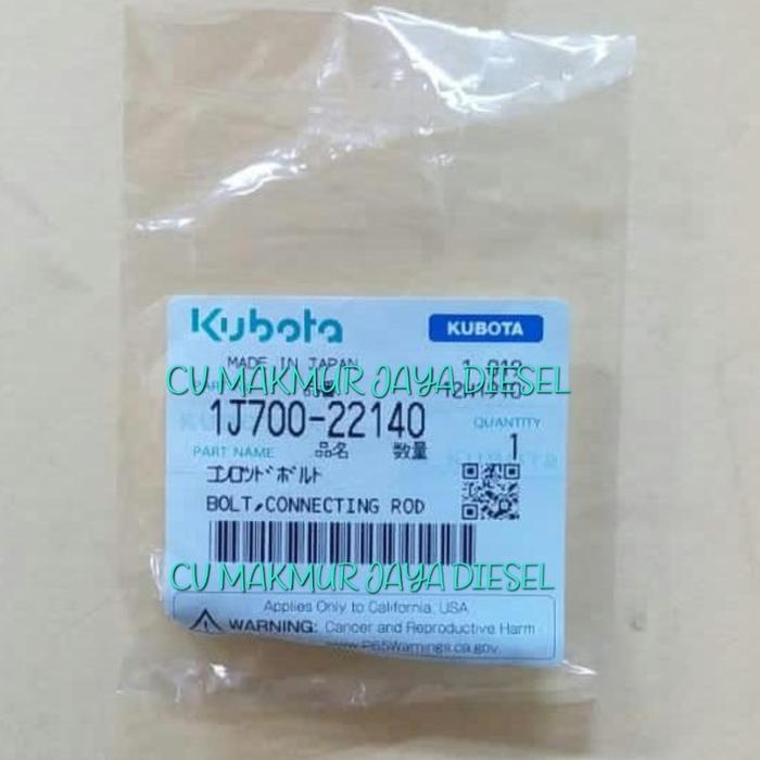 Bolt Conrod/Baut Stang Seher V2203 1J700-22140 Kubota