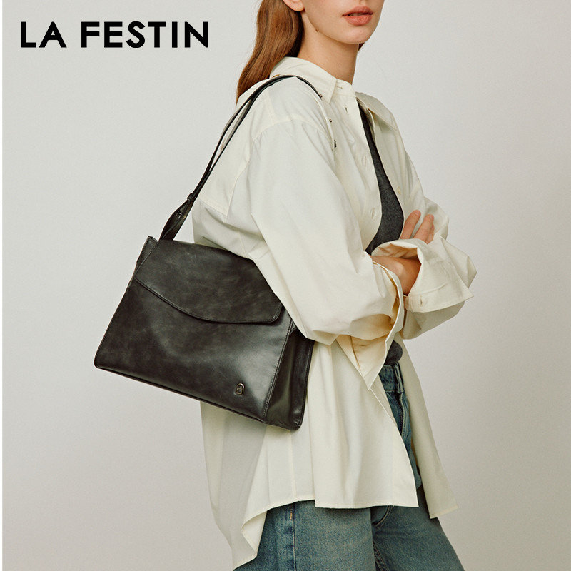 LA FESTIN Original Brand Women's bag 2025 New Leather Shoulder Crossbody Bag Tote Bag Designer