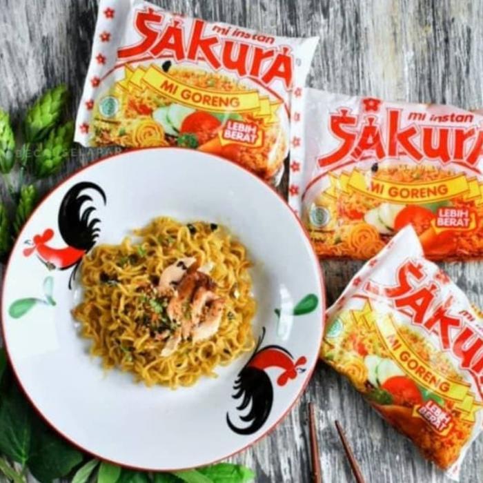 0slt- Mi Sakura 1 Dus Mie Instant Goreng Mie Sakura Sakura Mie Goreng Sakura