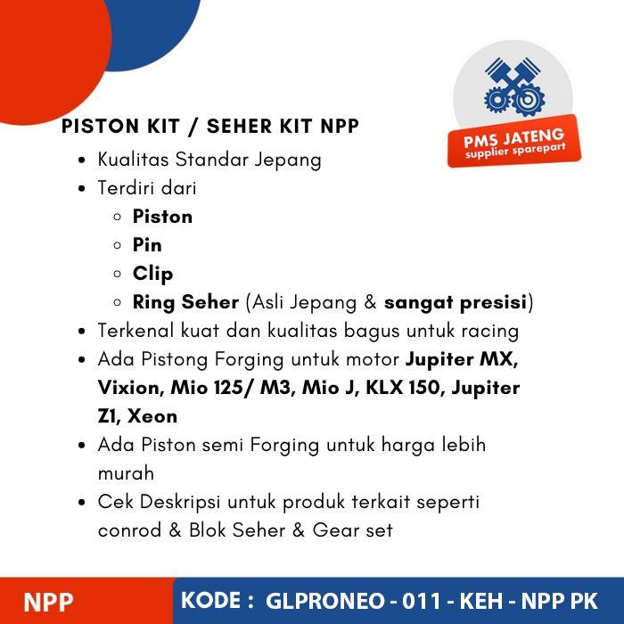 Piston Kit Honda Gl Pro Neotech Npp Std-200 Seher Paket