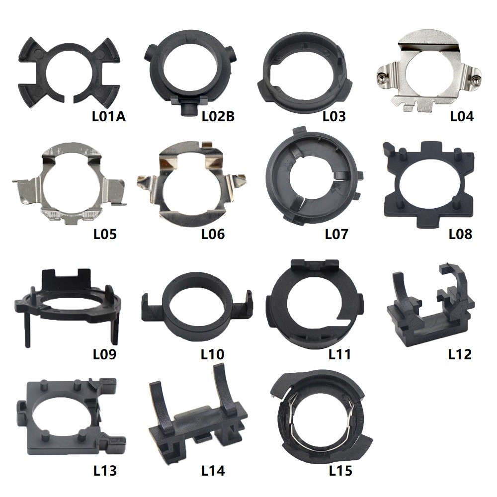 2Pcs H7 H1 LED Headlight Bulb Base Holder Adapter Socket Retainer for H1 H7 Car Headlamp deck