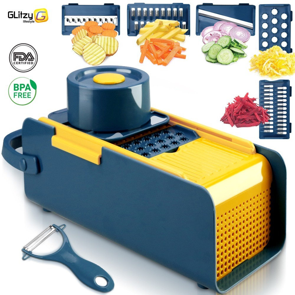 Vegetable Cutter 6 in 1 Slicer Multifunctional Vegetable Slicer Fruit