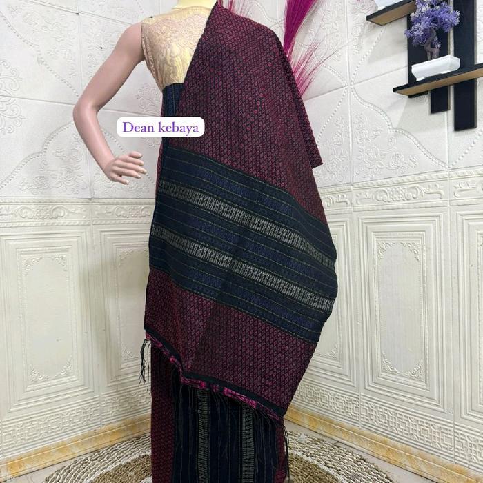 Kain Songket Tumtuman Tanpa Sambung /Iccor