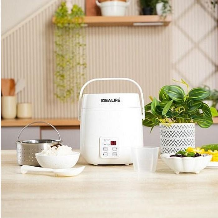 Idealife - Mini Rice Cooker Low Sugar/Carbo 1.2Litre Il-110B