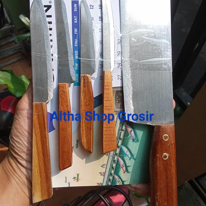 Set Pisau Dapur Tajam / Pisau Jawa / Pisau Serbaguna