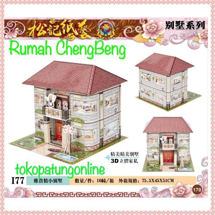 Rumah Kertas Sembahyang Leluhur Cheng Beng Vila Mewah