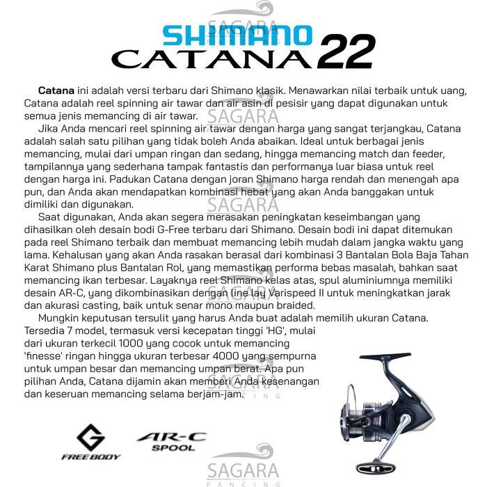 wkgw- Reel Shimano Catana Fe Reel Galatama Reel Casting Reel Pancing Spinning