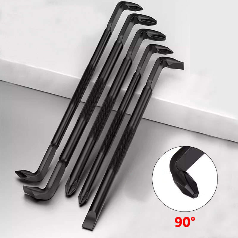 L-Shaped Z-Type Screwdriver Bit Set 90-Degree Right Angle Elbow Bend Phillips/Slotted Magnetic Short