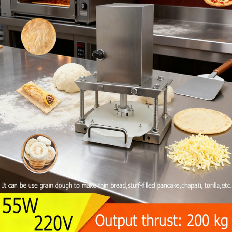 Electric Pizza Dough Press Machine Mini Making Pastry Pizza Flour Dough Sheeter Pressing Machinery
