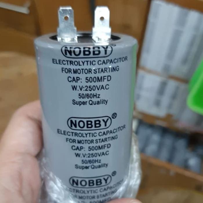 KAPASITOR STARTING 500 MFD 250VAC NOBBY