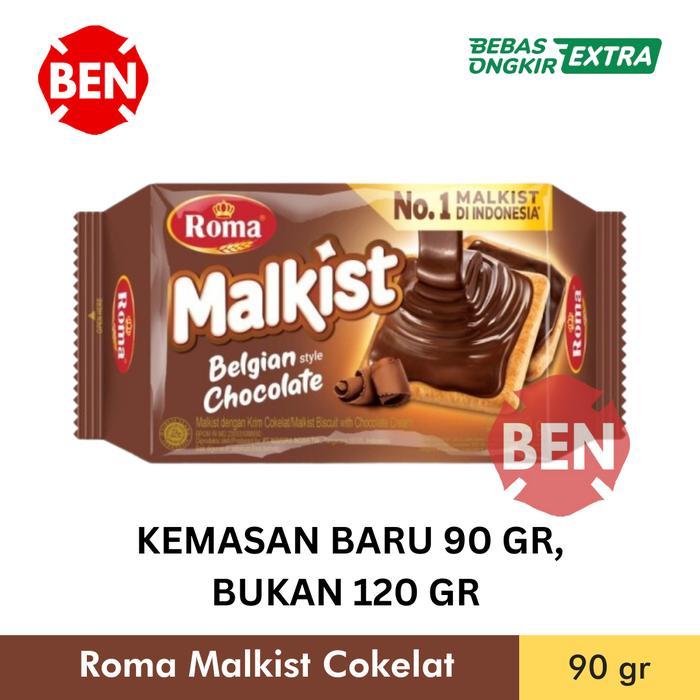 New Roma Malkist Cokelat 120gr / Chocolate Coklat Kotak 120 gram / Grosir