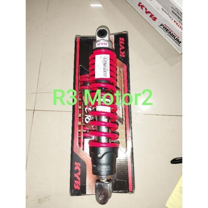 SHOCKBREAKER ZT5061 KAYABA/KYB ZETO KYOS-ZT5061 (MERAH) TINGGI 330MM UNTUK MATIC VARIO 125/150, BEAT