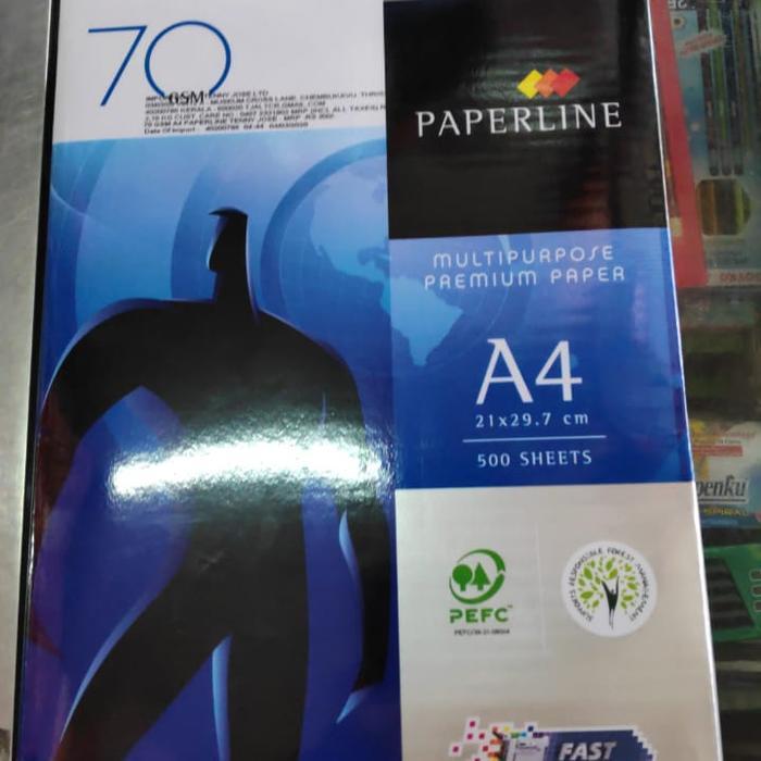 New KERTAS A4 70 GRAM PAPERLINE HVS PUTIH