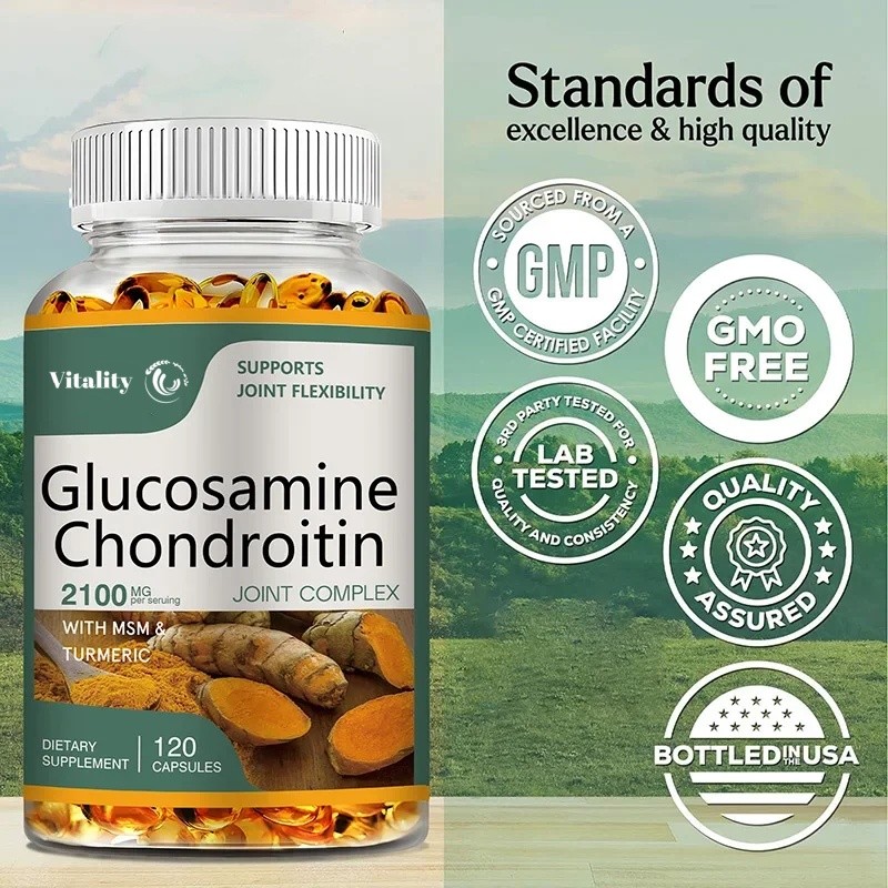 Glucosamine Chondroitin - Joint Complex Supplement, Strengthen , Joint , Bone Density