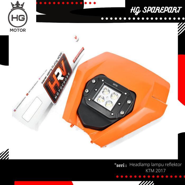 Headlamp Kedok Lampu Hrv 4 Led 2W Ktm 250 2017 Original