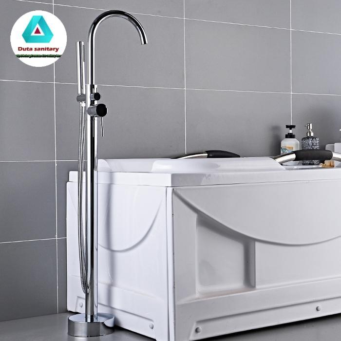 Standing Kran Bathtub Kuningan Chrome Kran Bathtub Standing Chrome