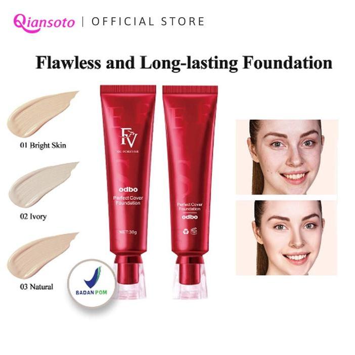 pgd7- Qiansoto X Odbo Fv Original Cover Foundation 30G Waterproof Foundation Perfect Magic