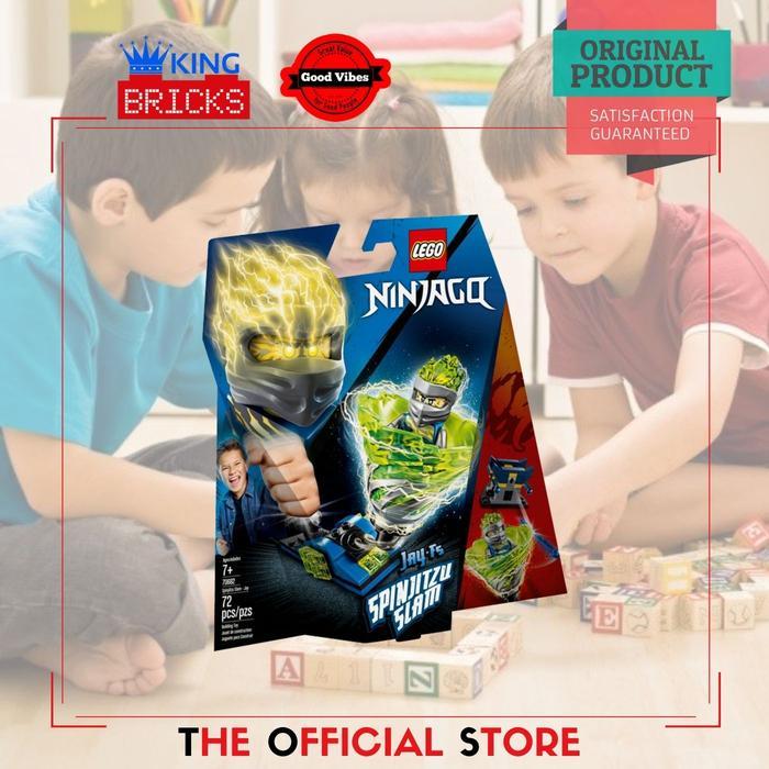 LEGO Original NINJAGO 70682 Spinjitzu Slam Jay Mainan Anak Laki Ninja