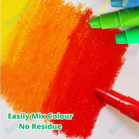 aftz- Crayon Grasp / Crayon Grasp Mata Sedang / Silky Crayon / Water Soluble Crayon / Krayon