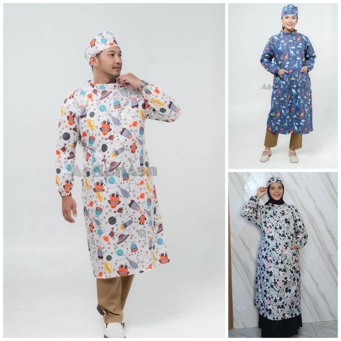Ready Surgical Gown Motif Edition 2022 Gown Motif