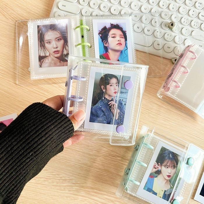 Mini Binder A8 2 Klip 3 Ring / Bullet Journaling Diary Binder Photocard / Isi Binder A8