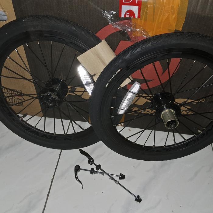WHEELSET 16 PLUS 349 SYTE MODEL PREMIUM BONUS BAN CST JANGKRIK DAN LONCER COPOTAN PACIFIC DART