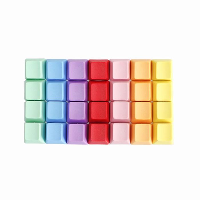 Oem Profile Pbt Keycaps Mechanical Keyboard Mixded Color Blank Ke