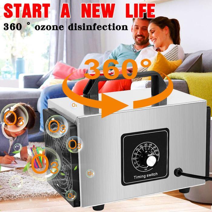 150W Ozone Generator Commercial Ozone Generator Ozone Machine 60000G/H Odor Remover 110V-220V For