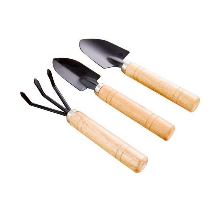 Peralatan Berkebun Mini Sekop Set Peralatan Cangkul Garden Ukuran Kecil Besi