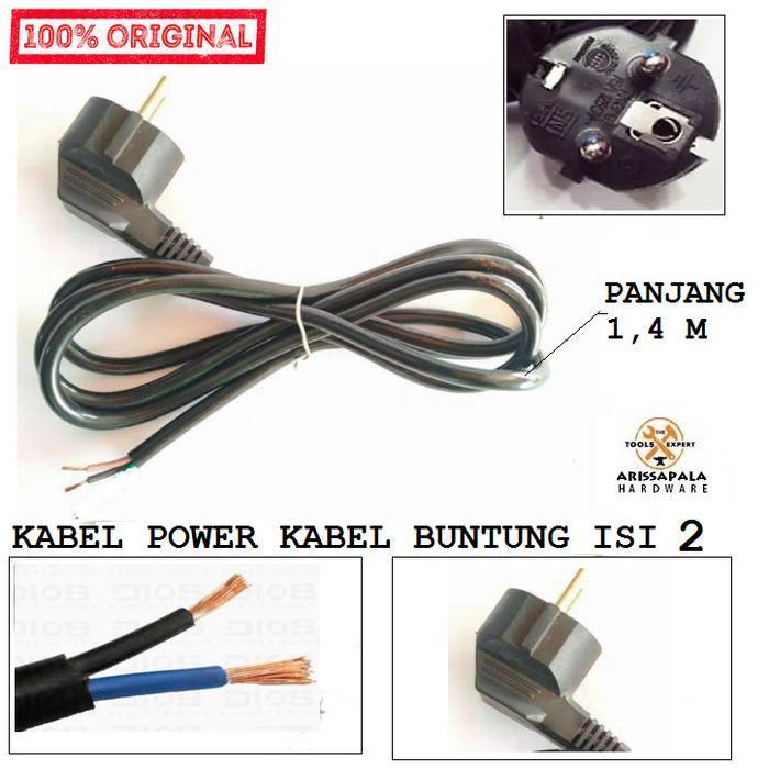 Kabel Power Kabel Ac Buntung SNI Kabel Listrik Peralatan Elektronik