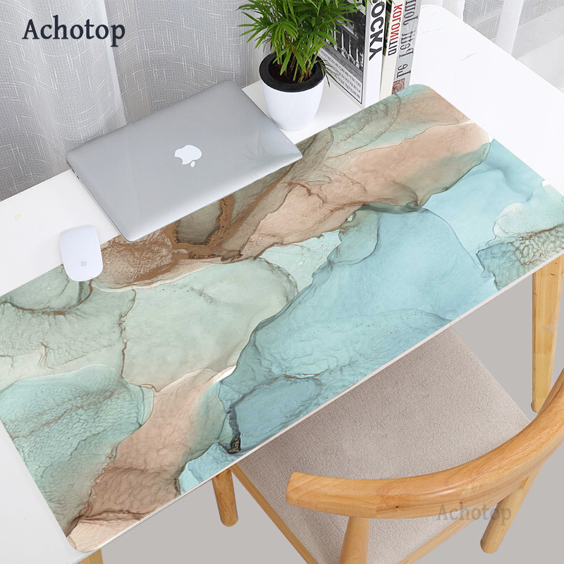 Mousepad Computer New XXL MousePads Keyboard Pad Mouse Mat Fashion Marble Gamer Soft Office Carpet T